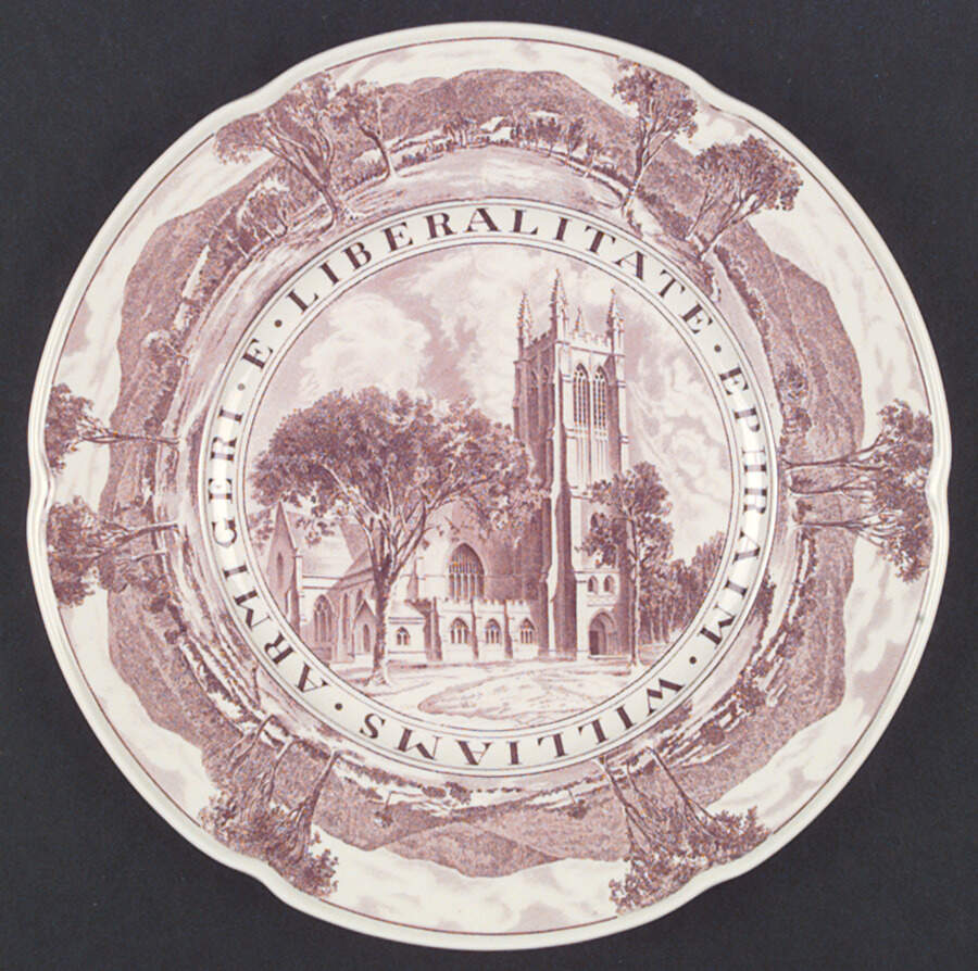 Williams College Mulberry Dinner Plate by Wedgwood-1