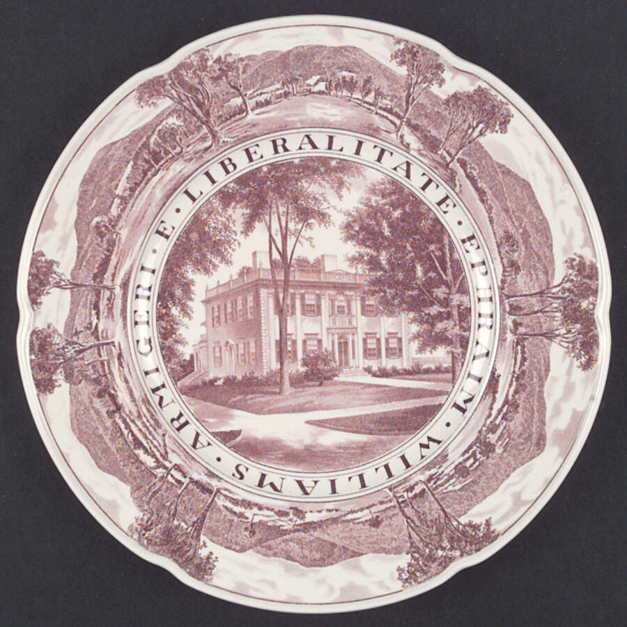 Williams College Mulberry Dinner Plate by Wedgwood-1