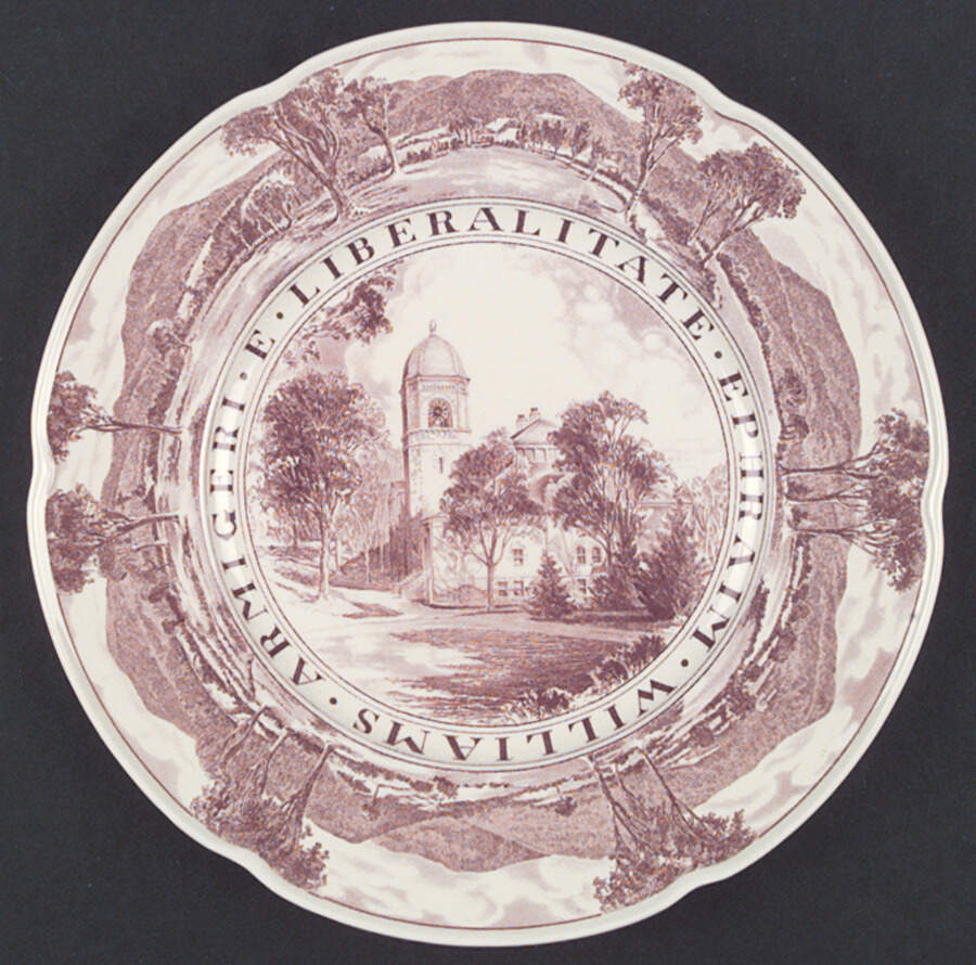Williams College Mulberry Dinner Plate by Wedgwood-1