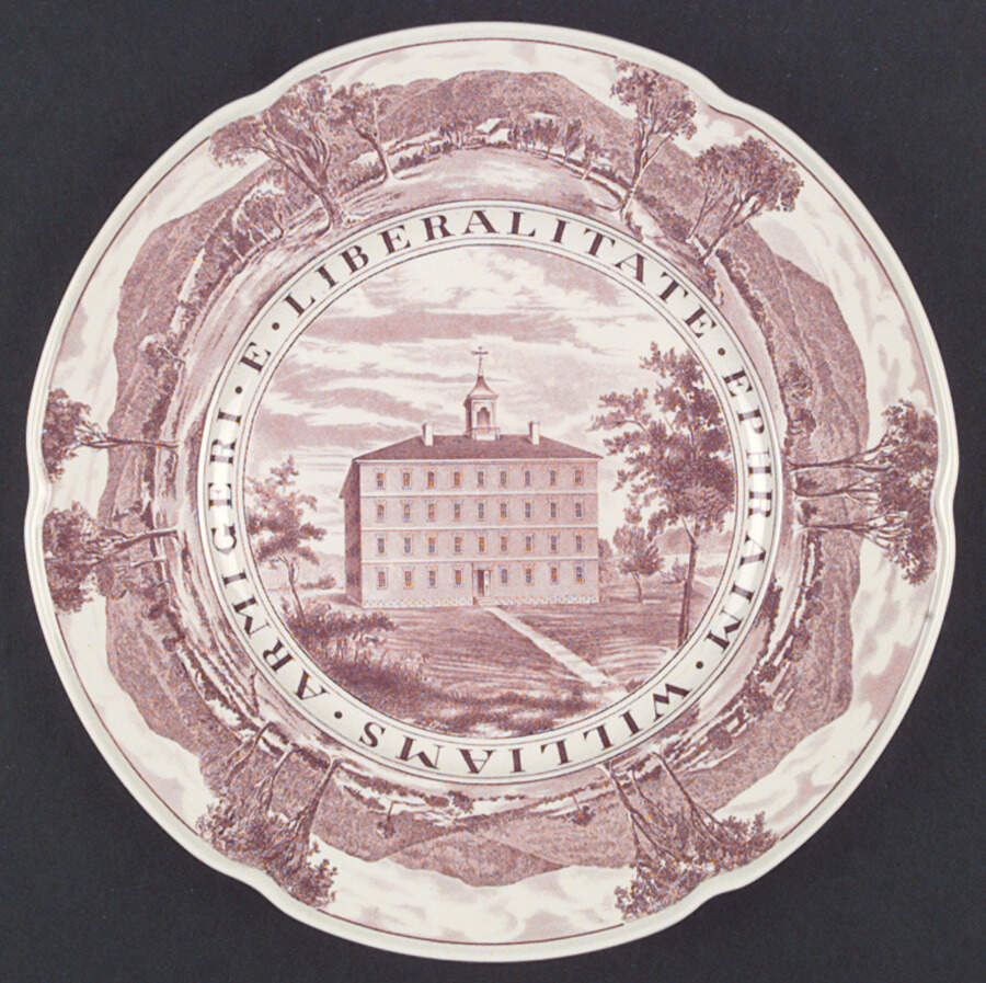 Williams College Mulberry Dinner Plate by Wedgwood-1