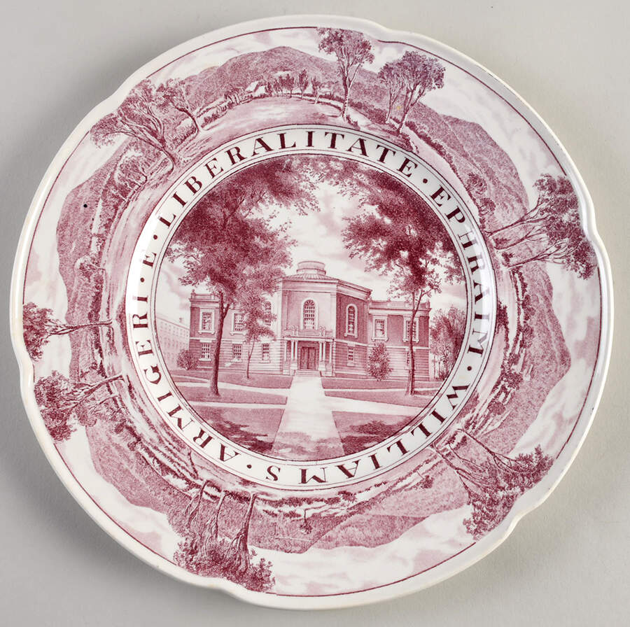 Williams College Mulberry Dinner Plate by Wedgwood-1