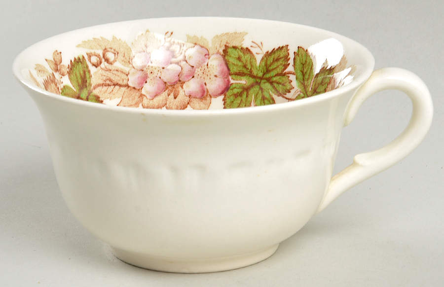 Wildbriar Brown Pink Flat Cup by Wedgwood-1