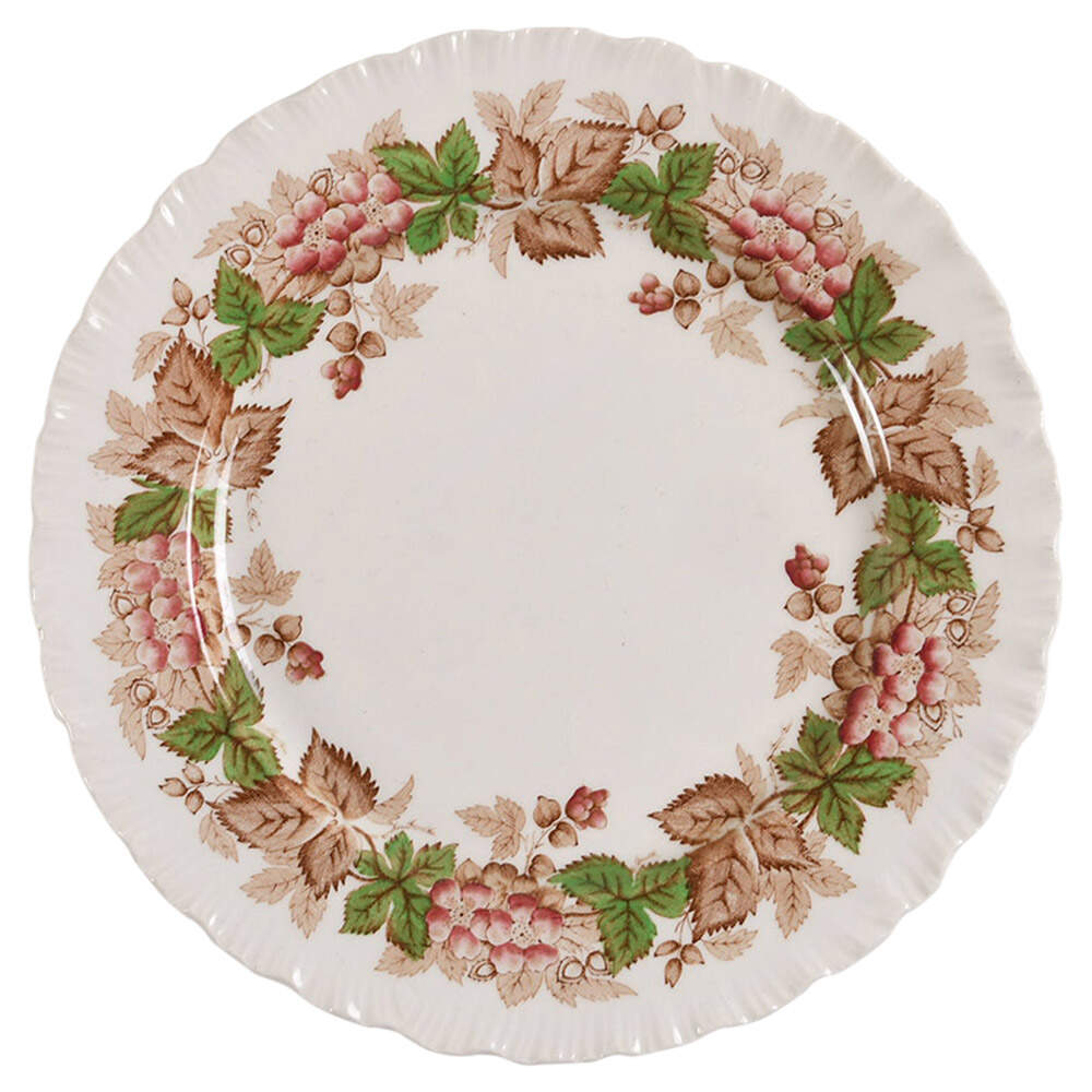 Wildbriar Brown Pink Salad Plate by Wedgwood-1