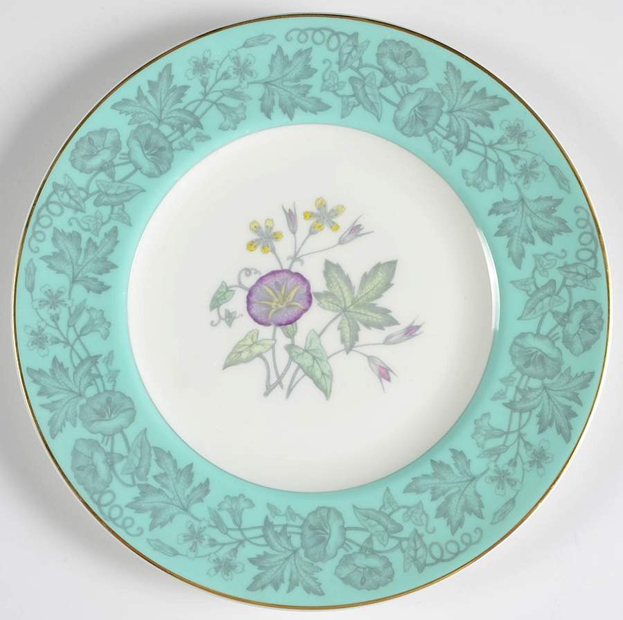 Wildflower Green Salad Plate by Wedgwood-1