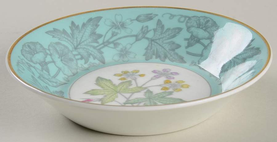 Wildflower Green Fruit/Dessert (Sauce) Bowl by Wedgwood-1