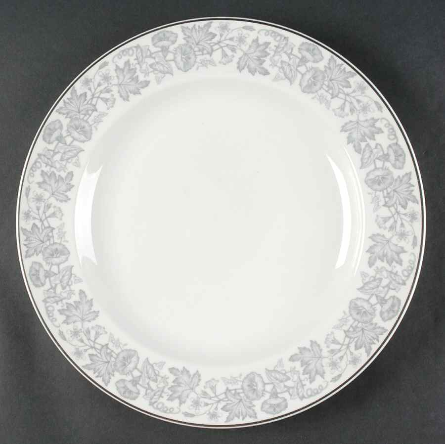 Wildflower Gray 13" Chop Plate (Round Platter) by Wedgwood-1