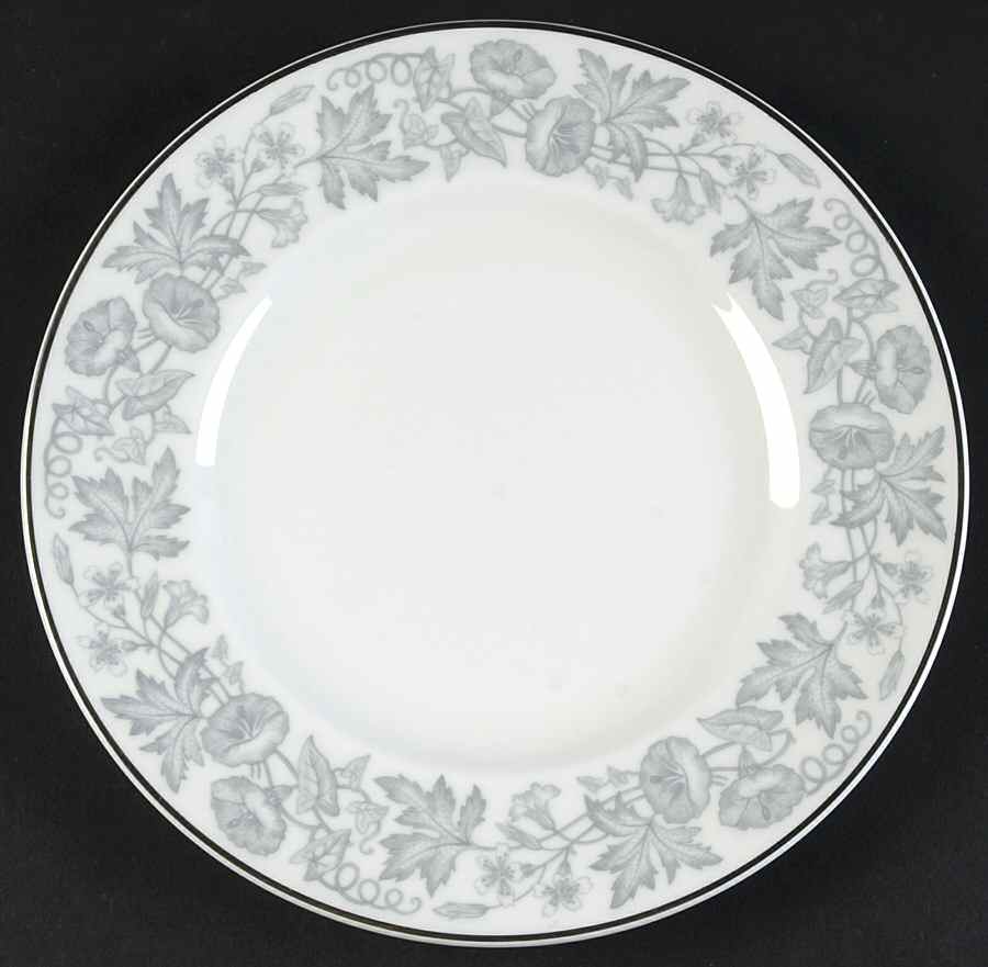 Wildflower Gray Salad Plate by Wedgwood-1