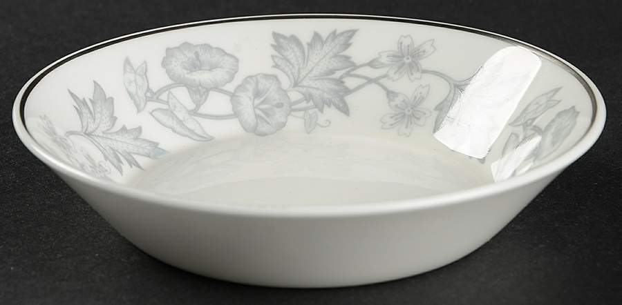 Wildflower Gray Fruit/Dessert (Sauce) Bowl by Wedgwood-1