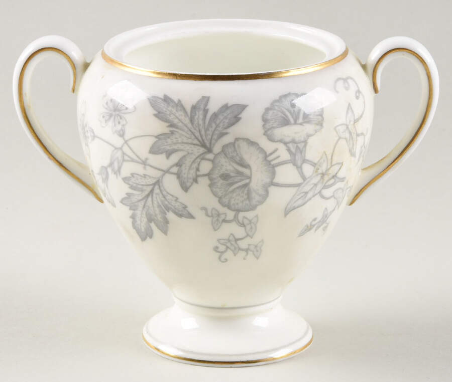 Wildflower Ivory Sugar Bowl No Lid by Wedgwood-1