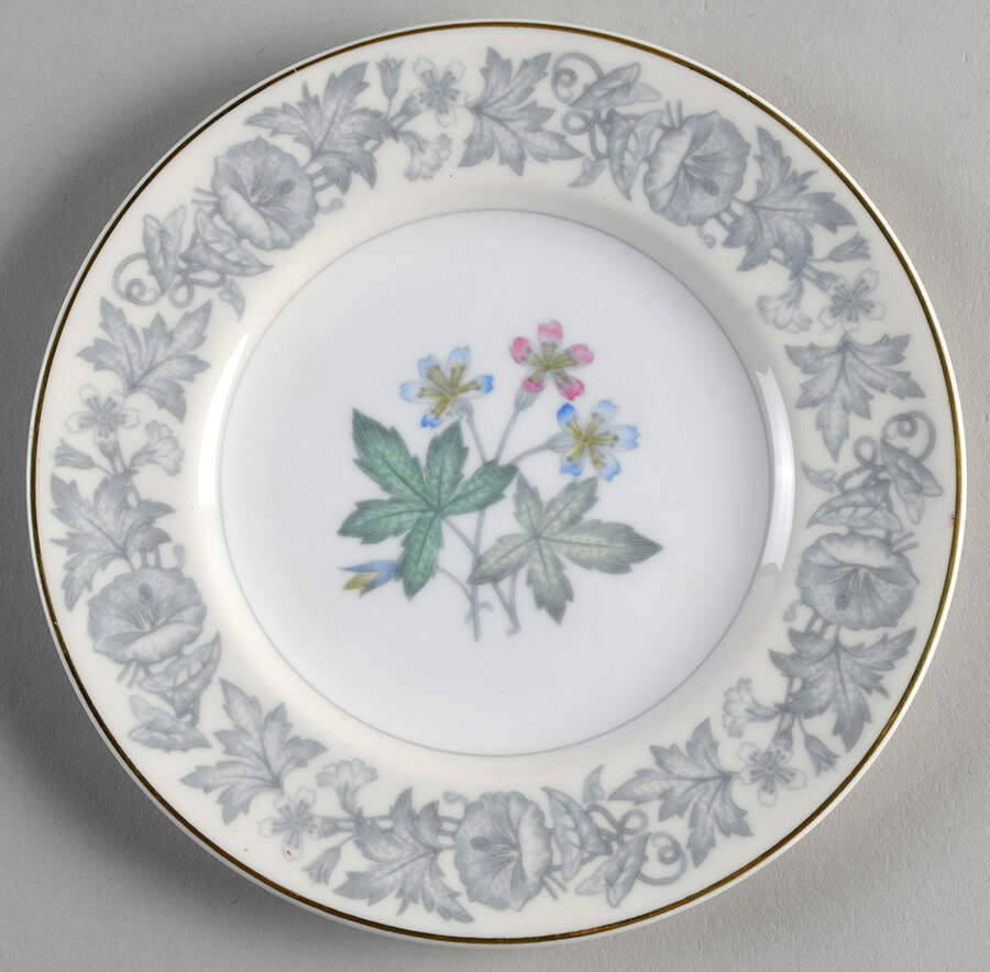 Wildflower Ivory Bread & Butter Plate by Wedgwood-1