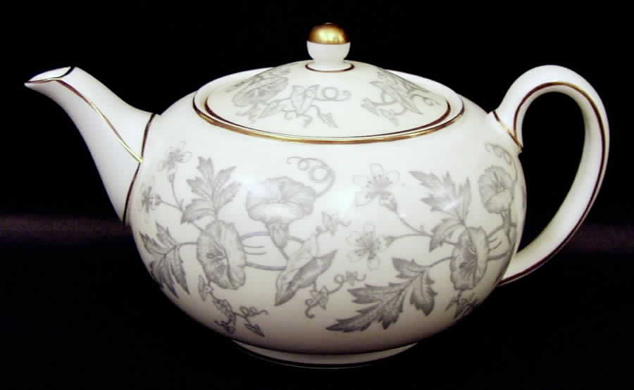 Wildflower Ivory Teapot & Lid by Wedgwood-1