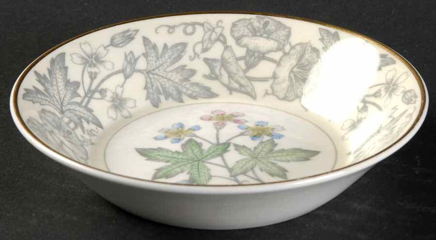 Wildflower Ivory Fruit/Dessert (Sauce) Bowl by Wedgwood-1