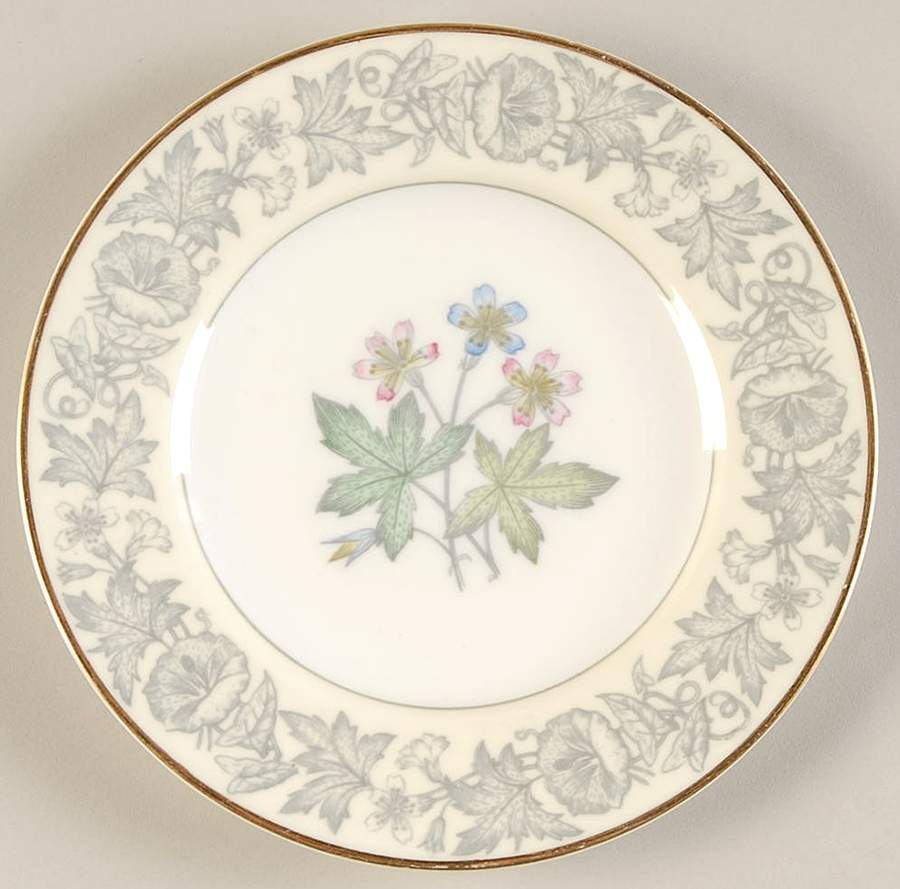 Wildflower Ivory Bread & Butter Plate by Wedgwood-1