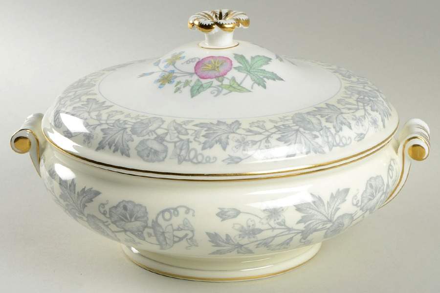 Wildflower Ivory Round Covered Vegetable by Wedgwood-1