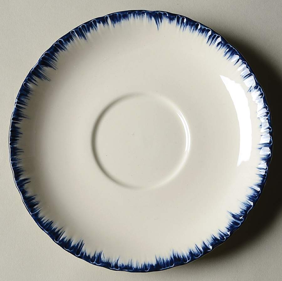 Williamsburg Blue Saucer for Cream Soup Bowl by Wedgwood-1