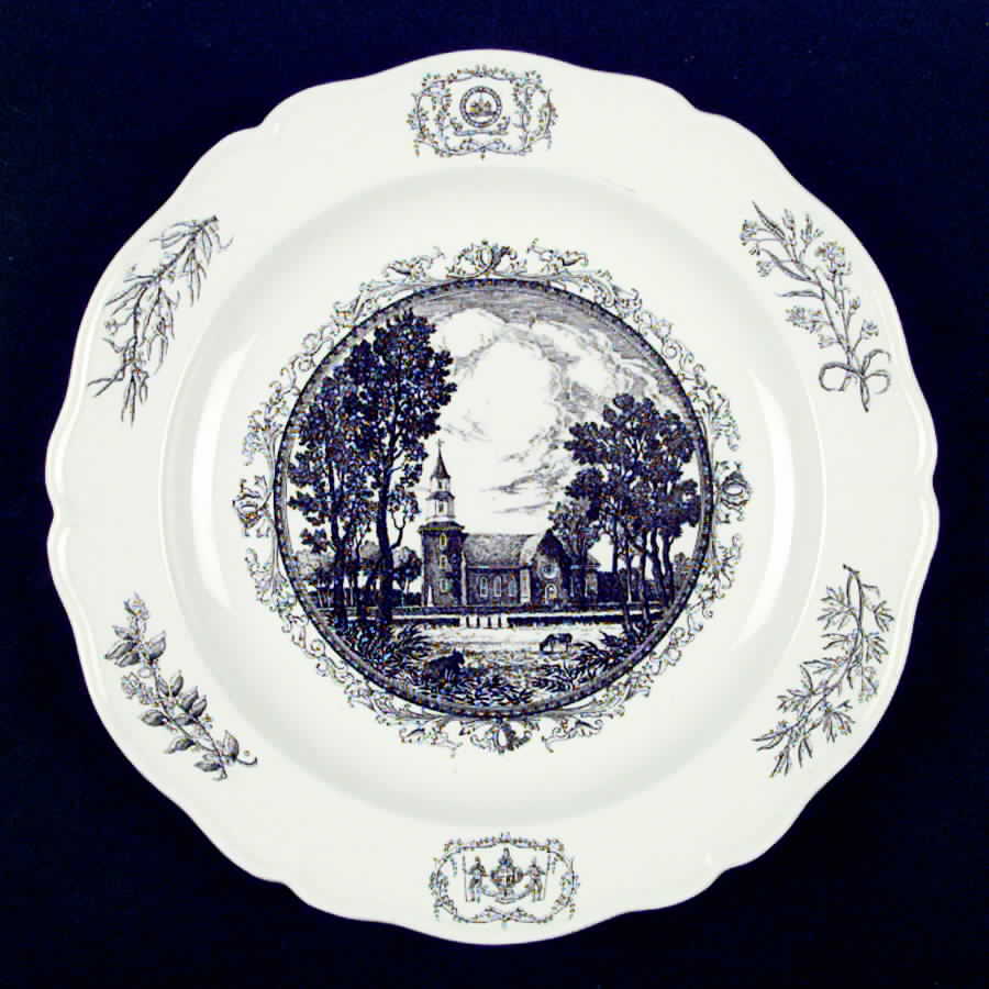 Williamsburg Virginia Dinner Plate by Wedgwood-1