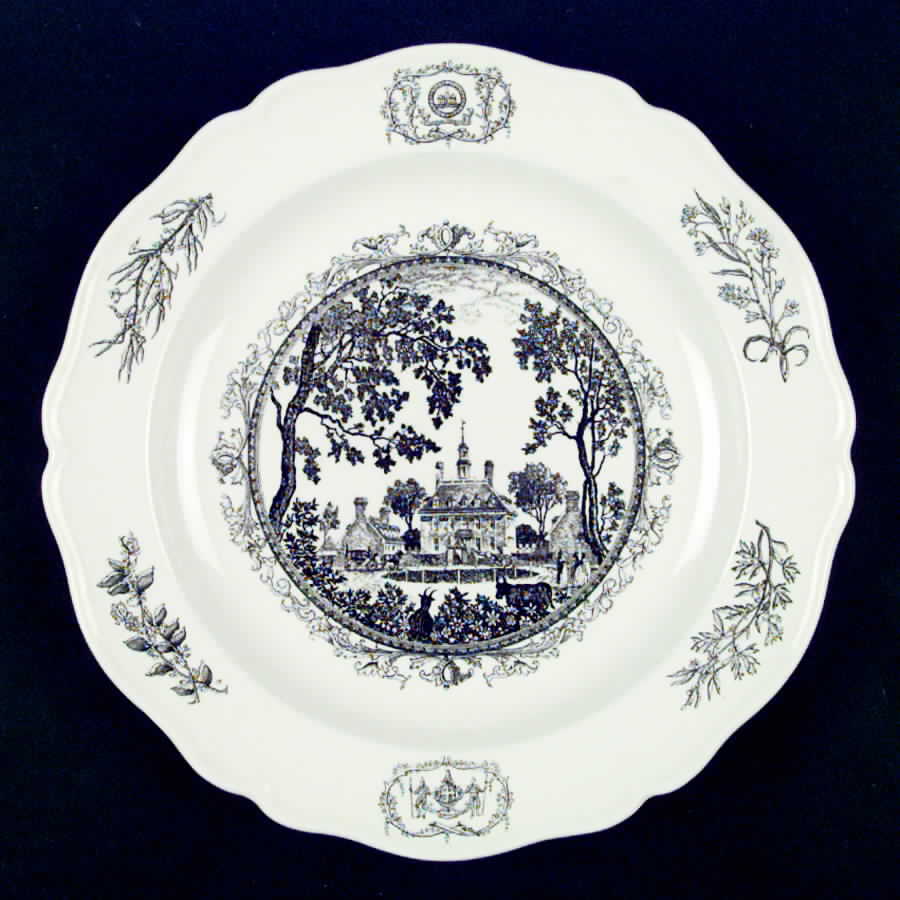 Williamsburg Virginia Dinner Plate by Wedgwood-1