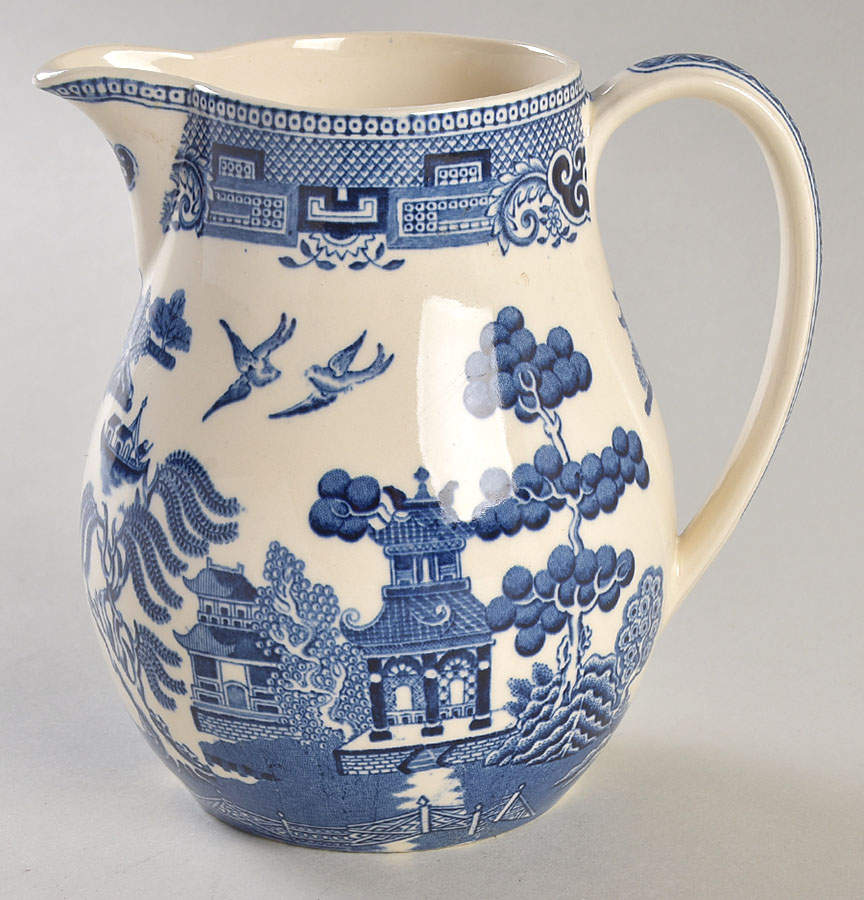 Willow Blue (Newer, Smooth) 24 Oz Pitcher by Wedgwood-1