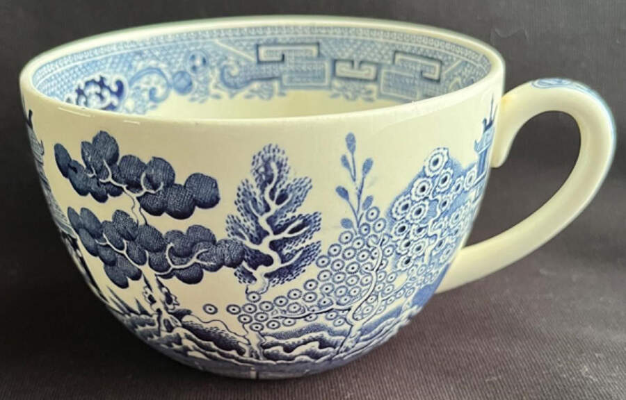 Willow Blue (Newer, Smooth) Breakfast Cup by Wedgwood-1