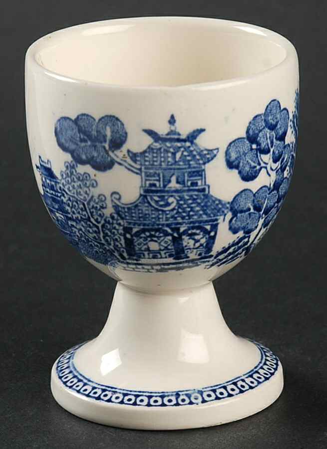 Willow Blue (Newer, Smooth) Single Egg Cup by Wedgwood-1