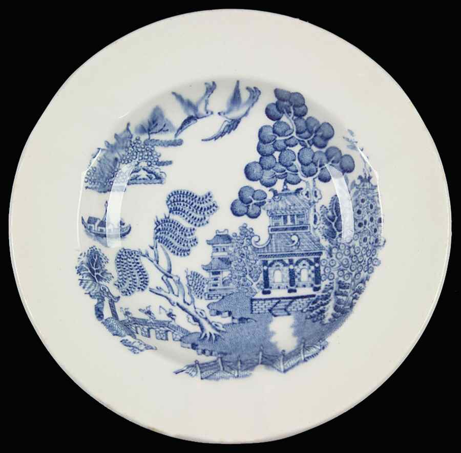 Willow Blue (Newer, Smooth) Small Ashtray by Wedgwood-1