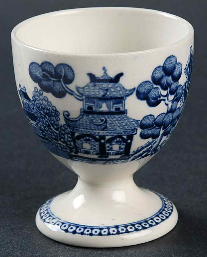 Willow Blue (Newer, Smooth) Single Egg Cup by Wedgwood-1