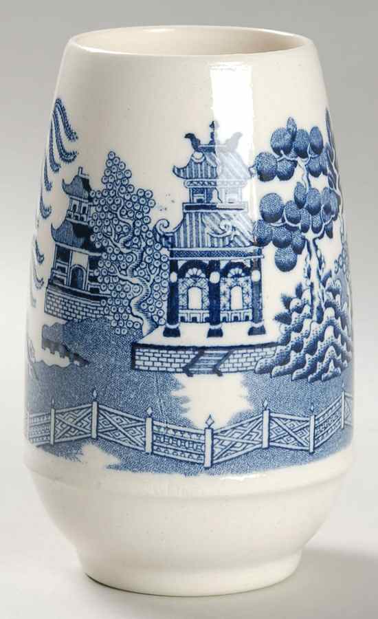 Willow Blue (Older, Smooth) Toothbrush Holder by Wedgwood-1