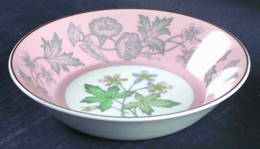 Wildflower Pink Fruit/Dessert (Sauce) Bowl by Wedgwood-1