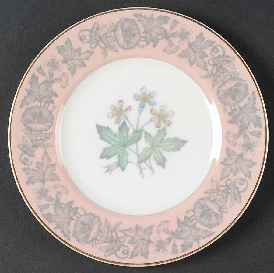 Wildflower Pink Bread & Butter Plate by Wedgwood-1