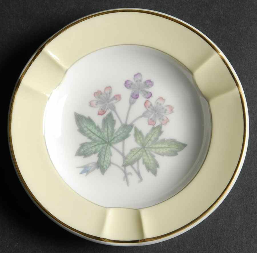 Wildflower Yellow Small Ashtray by Wedgwood-1