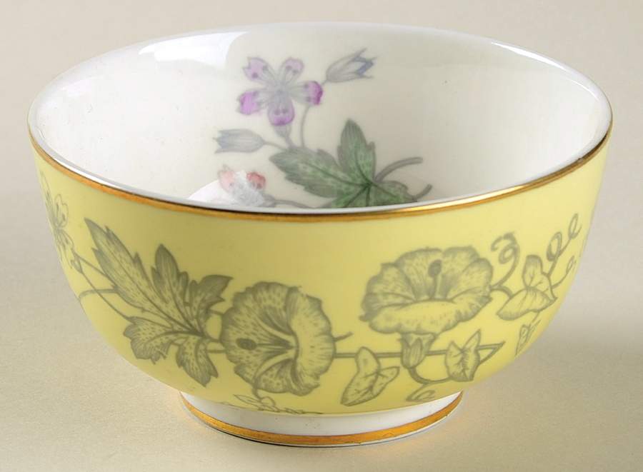 Wildflower Yellow Mini Open Sugar Bowl by Wedgwood-1