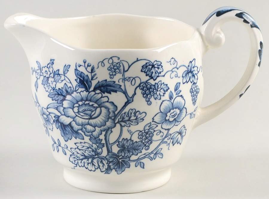 Windermere Blue and White Creamer by Wedgwood-1