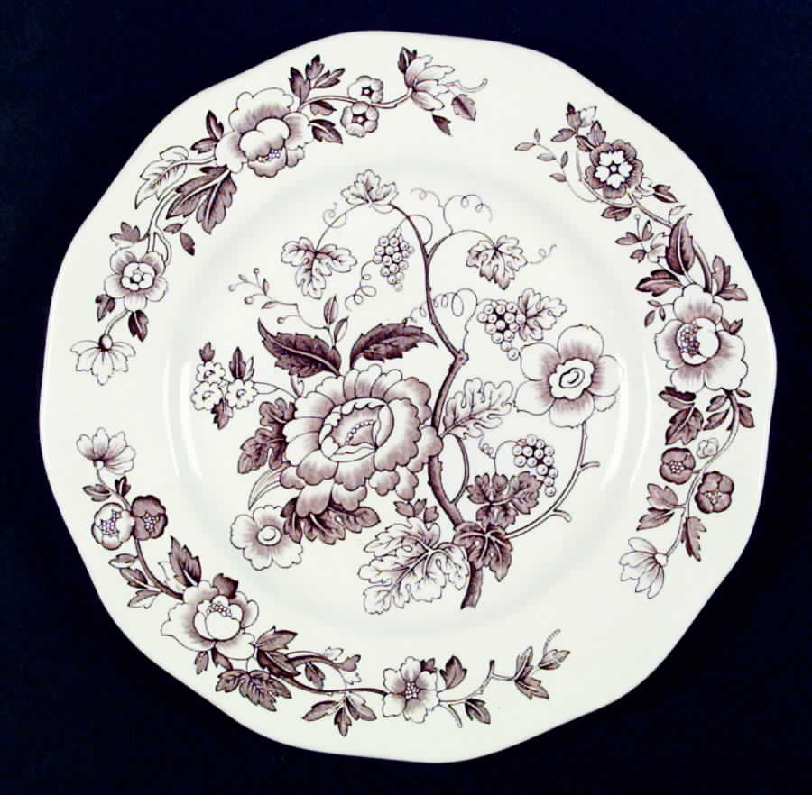 Windermere Brown Dinner Plate by Wedgwood-1