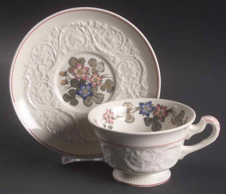 Winchester Footed Cup & Saucer Set by Wedgwood-1