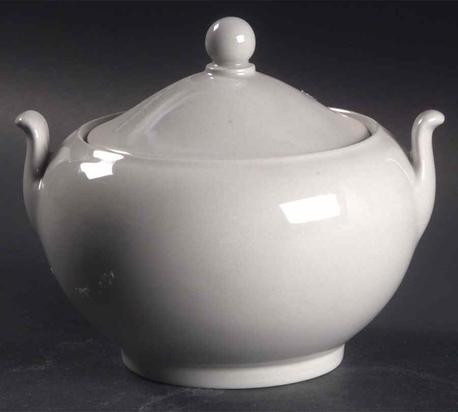 Windsor Grey 146 Shape Sugar Bowl & Lid by Wedgwood-1