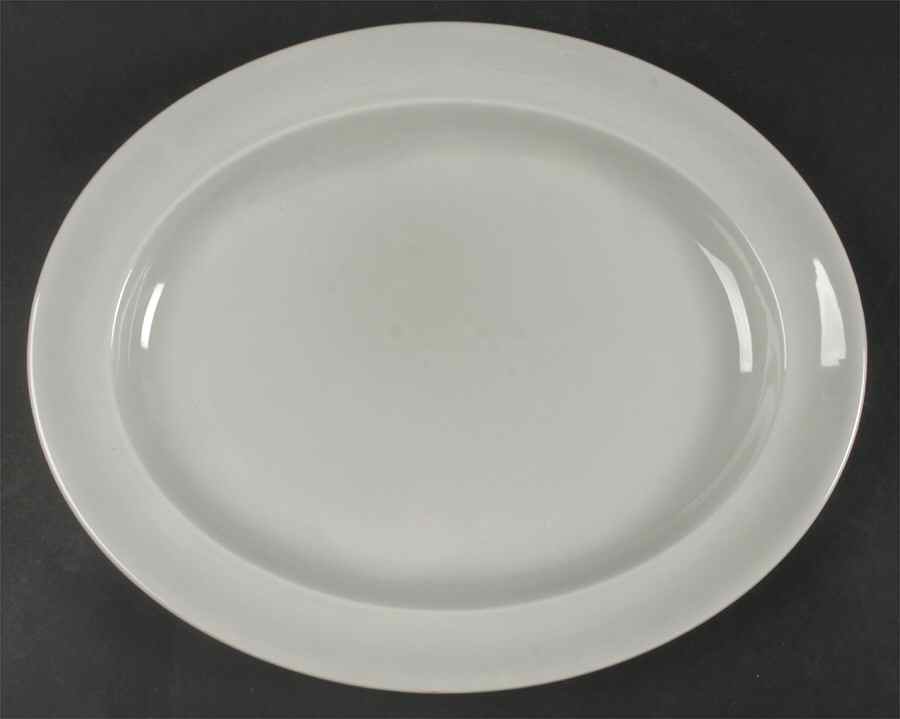 Windsor Grey 14" Oval Serving Platter by Wedgwood-1