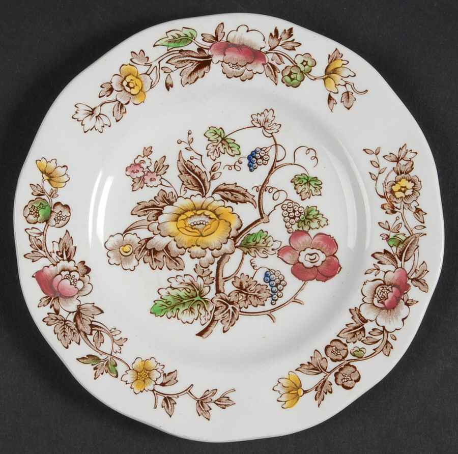 Windermere Multicolor Bread & Butter Plate by Wedgwood-1
