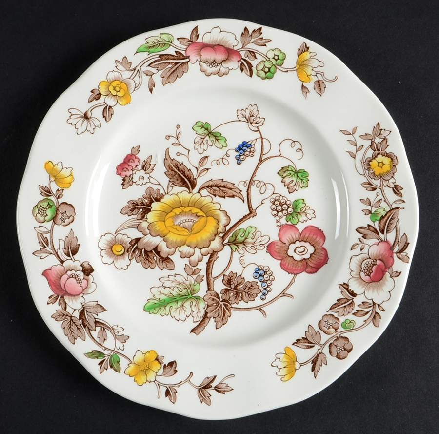 Windermere Multicolor Salad Plate by Wedgwood-1