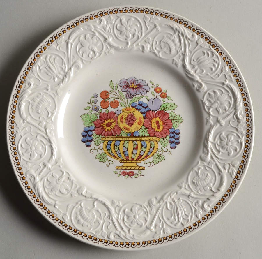 Windermere Multicolor Salad Plate by Wedgwood-1
