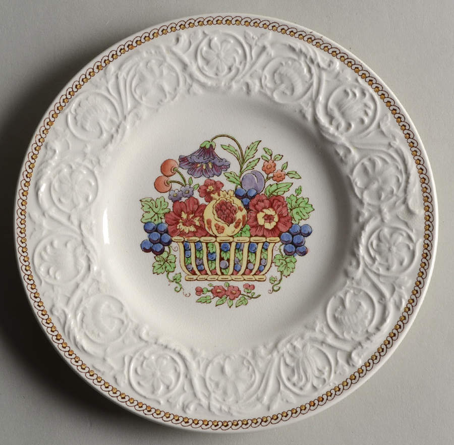 Windermere Multicolor Bread & Butter Plate by Wedgwood-1