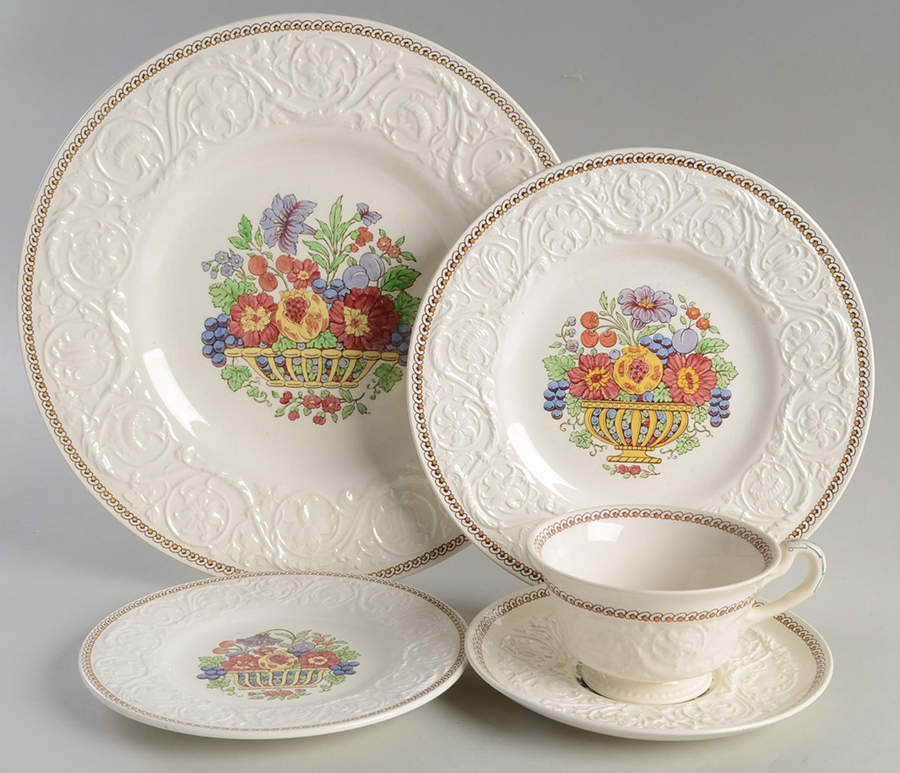 Windermere Multicolor 5 Piece Place Setting by Wedgwood-1