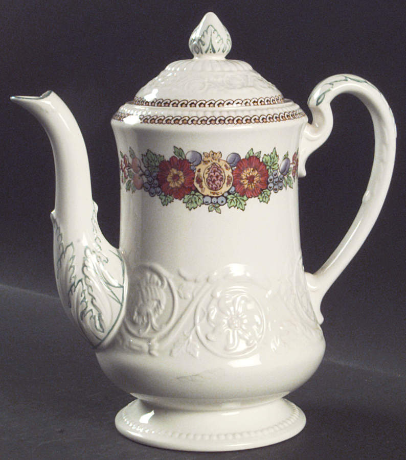 Windermere Multicolor Coffee Pot & Lid by Wedgwood-1