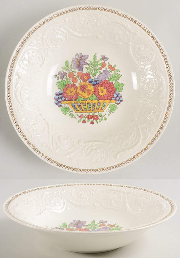 Windermere Multicolor 9" Round Vegetable Bowl by Wedgwood-1