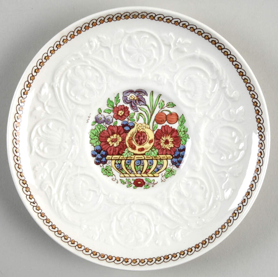 Windermere Multicolor Saucer for Footed Cup by Wedgwood-1