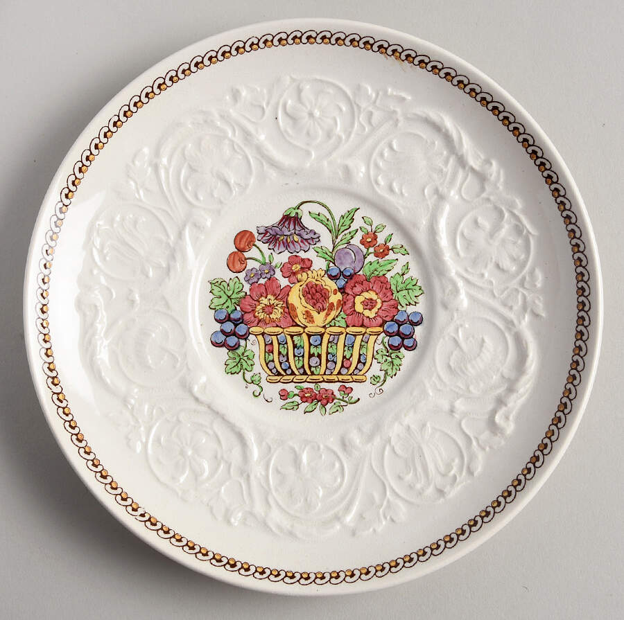 Windermere Multicolor Saucer for Cream Soup Bowl by Wedgwood-1