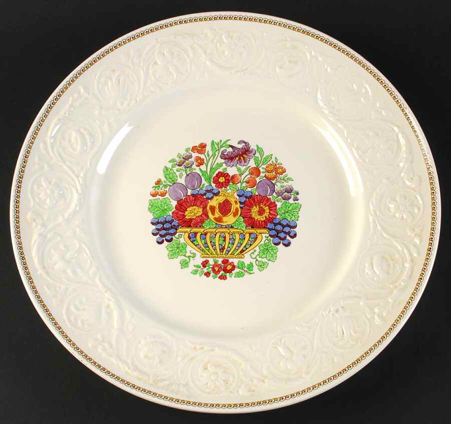 Windermere Multicolor 14" Chop Plate (Round Platter) by Wedgwood-1