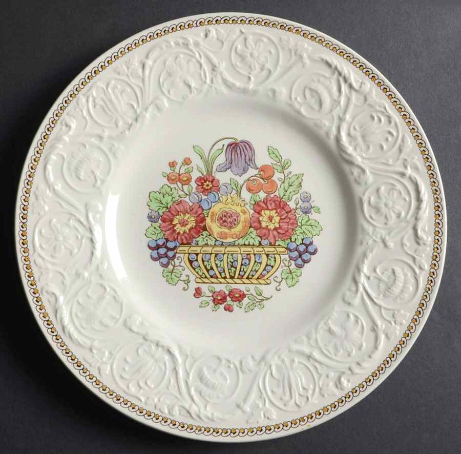 Windermere Multicolor Luncheon Plate by Wedgwood-1