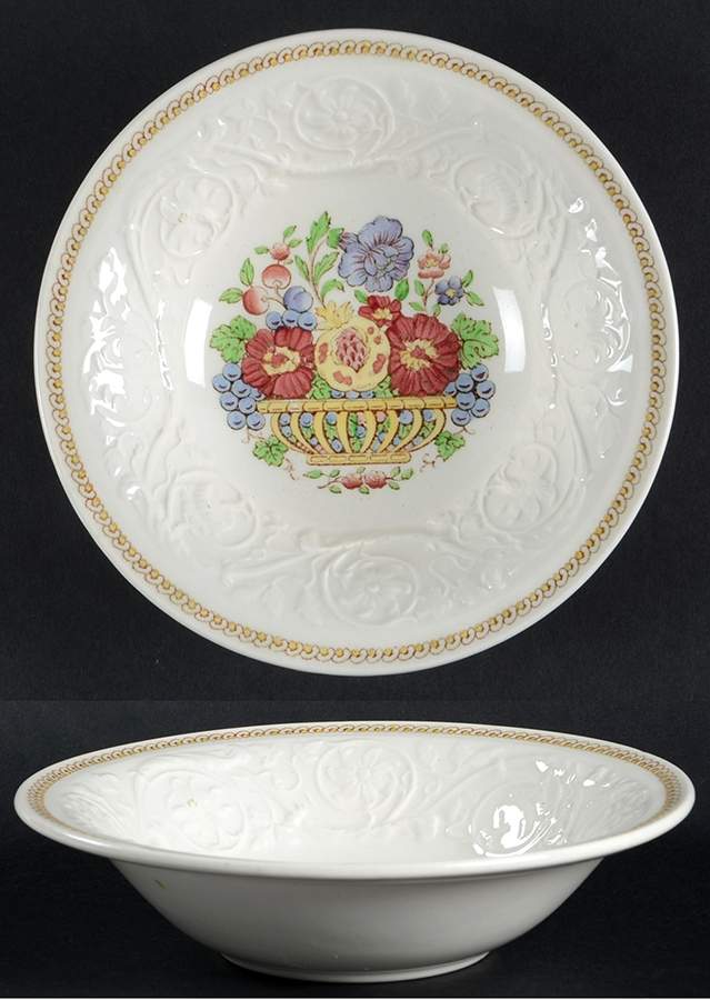 Windermere Multicolor Rim Cereal Bowl by Wedgwood-1