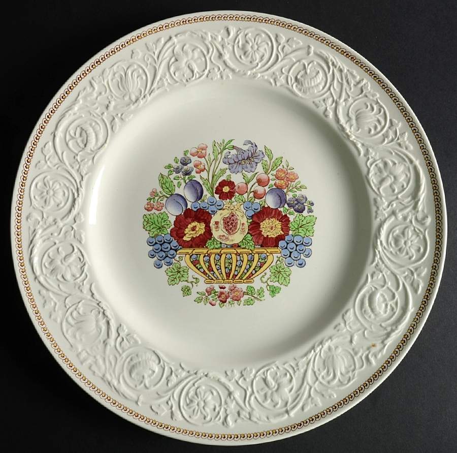 Windermere Multicolor 13" Chop Plate (Round Platter) by Wedgwood-1