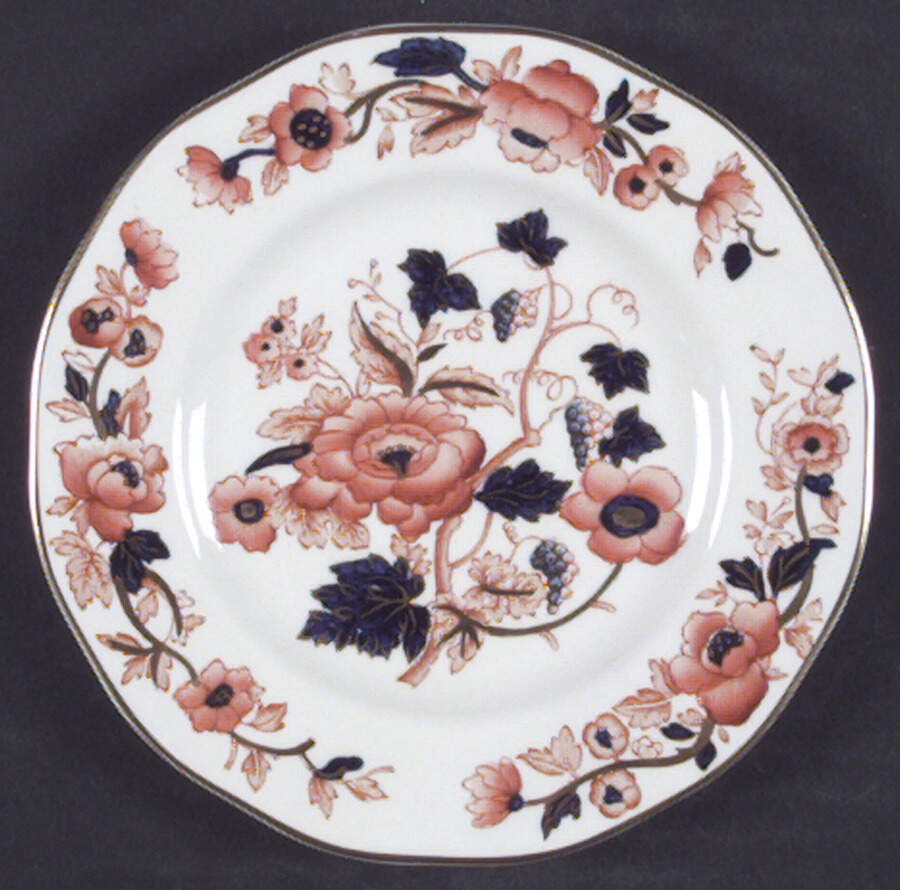 Windermere Orange and Blue Bread & Butter Plate by Wedgwood-1